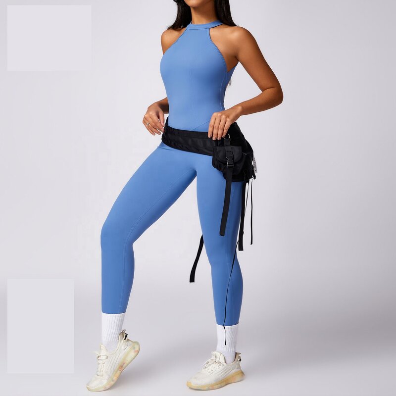 Summer Jumpsuit Factory - One Piece Straps Sexy Gym Workout Yoga Jumpsuit