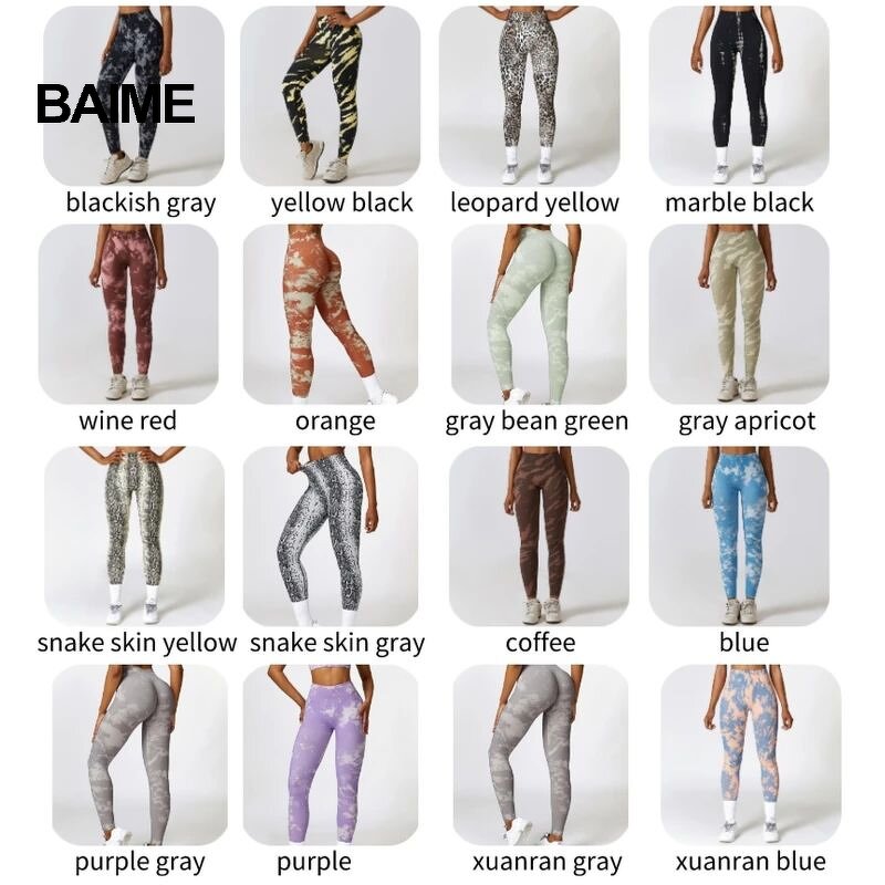 Seamless Leggings Manufacturer - Custom Gym Wear Sport High Quality Print