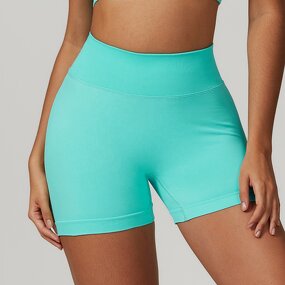 Gym Yoga Shorts Supplier - High Stretch Scrunch Butt Tummy Control
