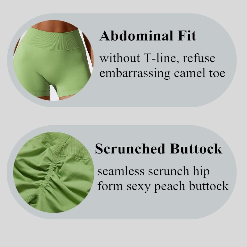 Women Sportswear Set Supplier - Gym Fitness Seamless High Waist Leggings Crop Top