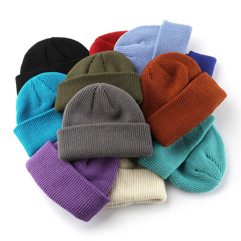 Winter Wool Hat Factory - High Quality Plain Colorful Unisex Knitted Street Wear