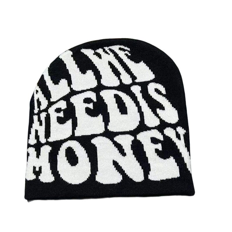 Hip Hop Beanie Hat Supplier - Fashion Hip Hop Style Letter Jacquard Unisex Knitted