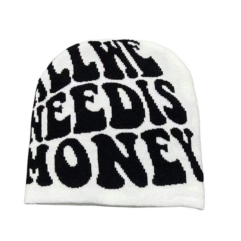 Hip Hop Beanie Hat Supplier - Fashion Hip Hop Style Letter Jacquard Unisex Knitted