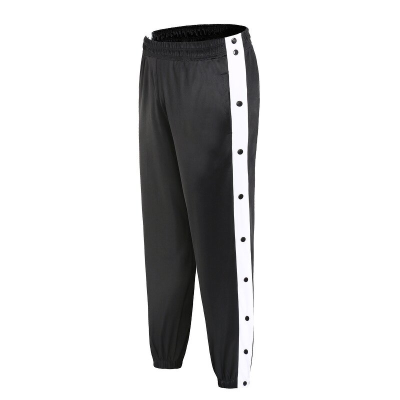 Men Track Pants Factory - Plush Split Side Striped Active Tearaway Sweatpants