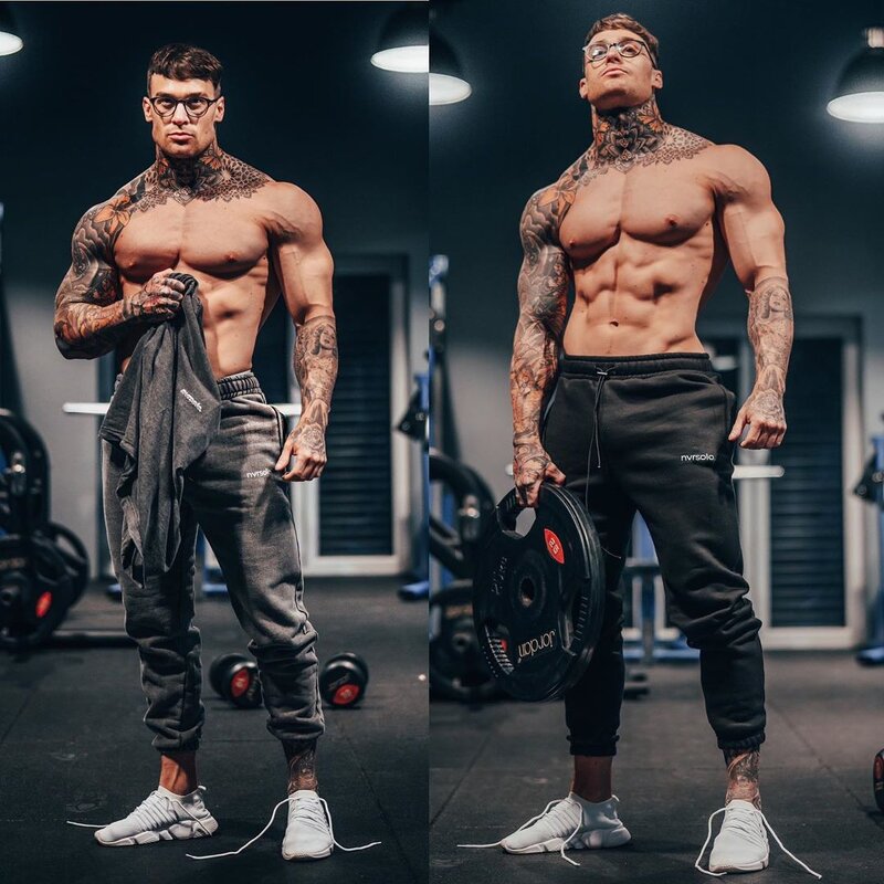 Men Running Pants Factory - High Quality Cotton Spandex Fitness Jogger Sweatpants