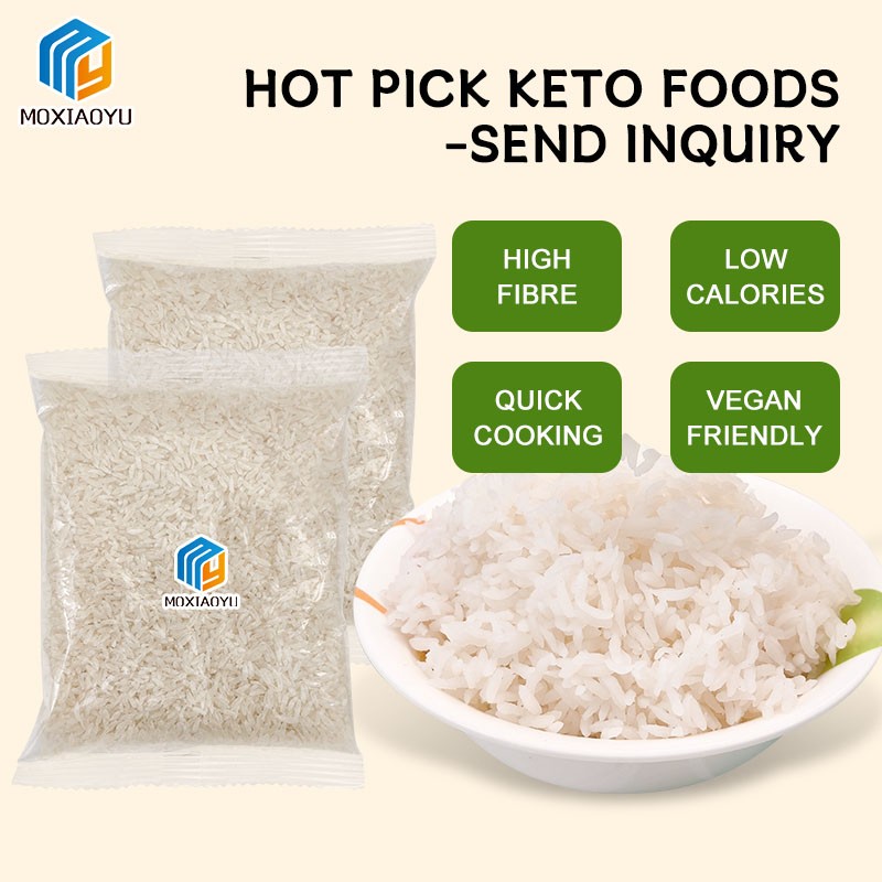 Instant Konjac Rice Factory - Custom 100g Low Calorie Slim Food