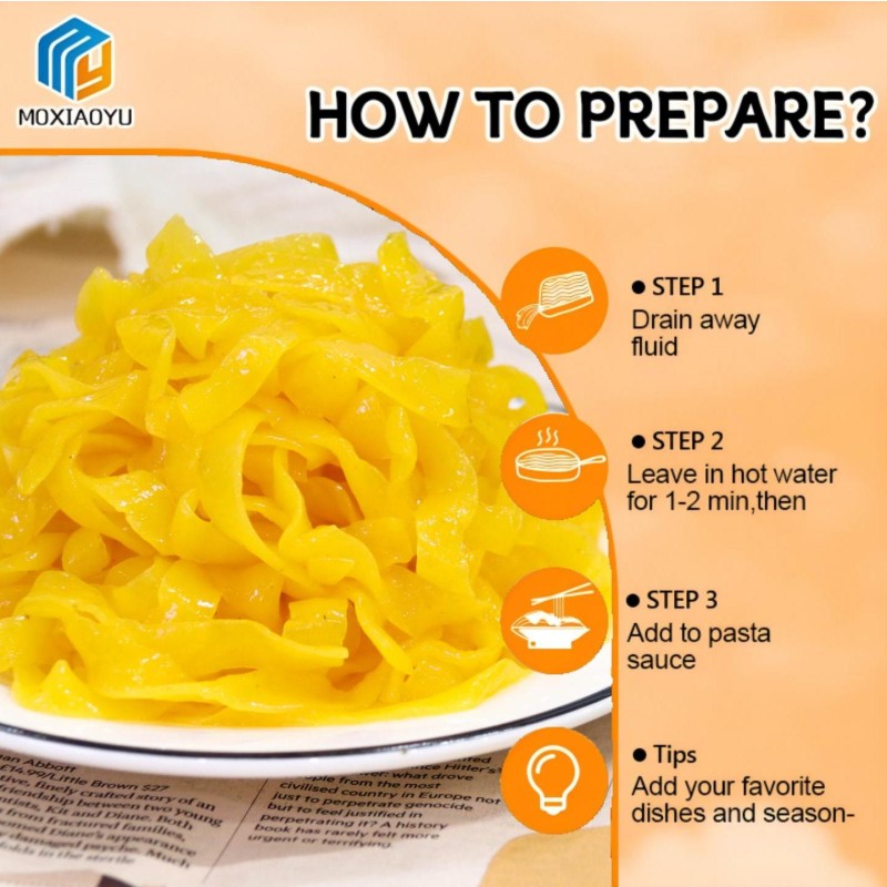 Konjac Pumpkin Fettuccine Factory - Low Price 0 Sugar High Fiber