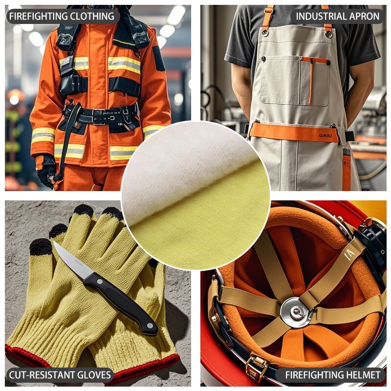 Knit Fabric - High Strength with Side Brushed Para-aramid Polyester Spandex