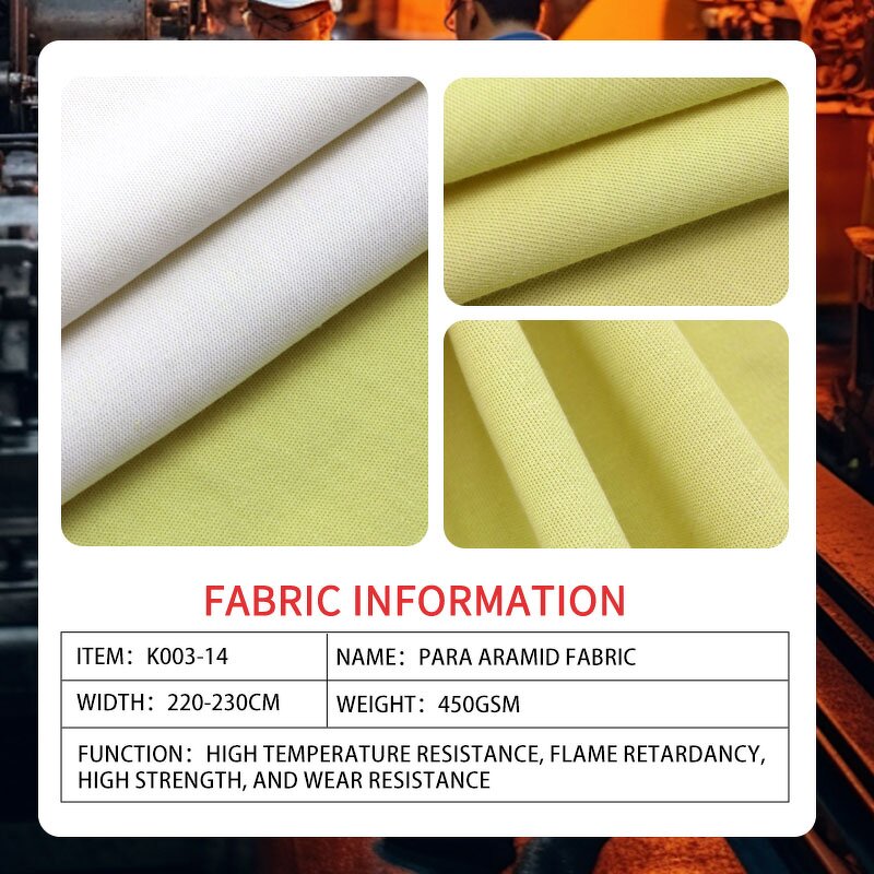 Cut Protection Fabric - High Performance ANSI A5 Air Double-Layer Aramid Steel