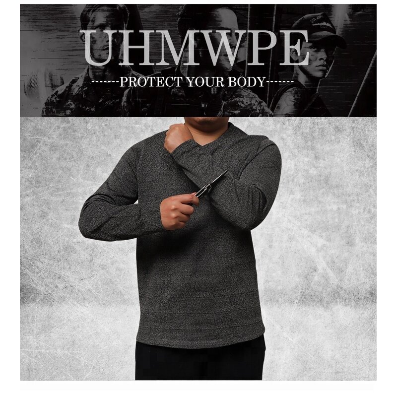 Safety Cut Resistant Clothing - High Quality Industrial ANSI A7 Short Sleeve HPPE