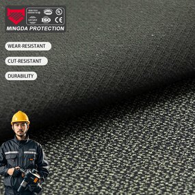 PU Coated Fabric - Woven 0.76mm Aramid Nylon Spandex for Protective Clothing