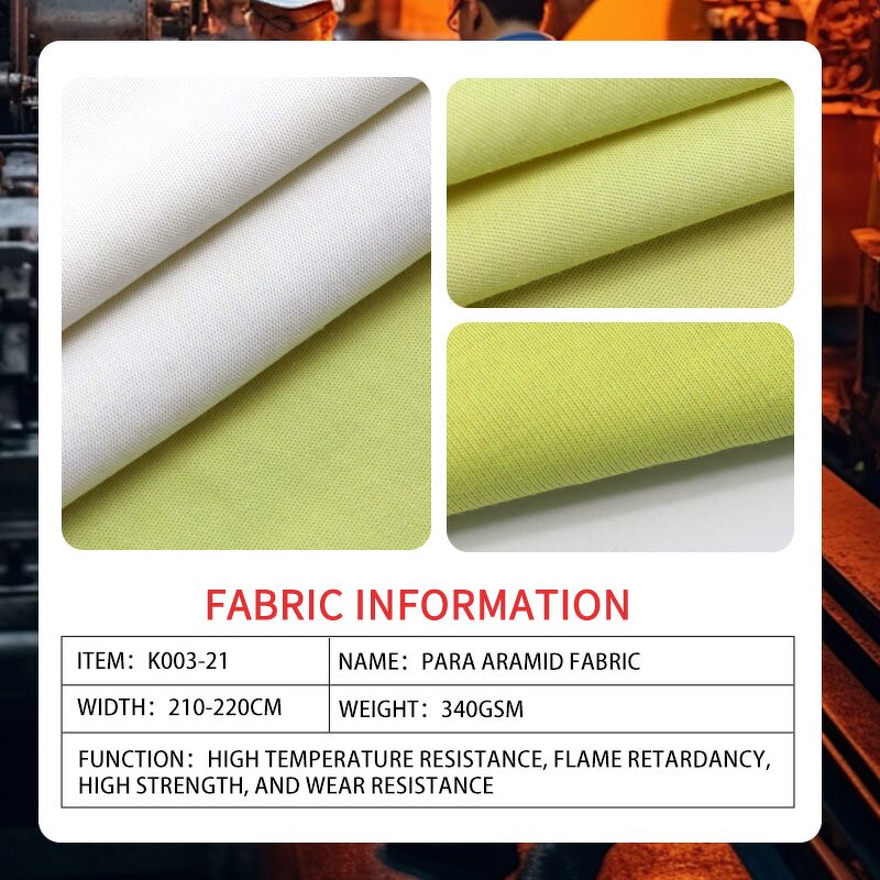Cut Resistant Fabric - ANSI A5 320gsm Air Layer Knit Aramid Steel Wire Blend