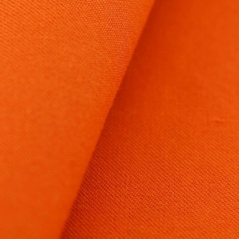 Flame Retardant Twill Fabric - Orange Meta Aramid with Conductive Fiber for Uniforms