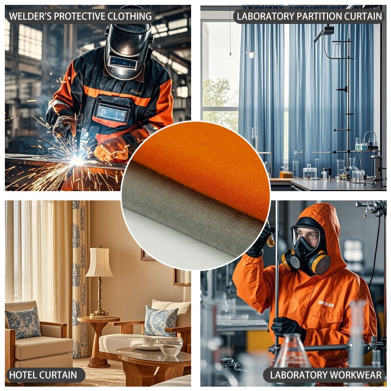 Flame Retardant Knit Fabric - Lightweight Modacrylic Viscose FR Single Jersey