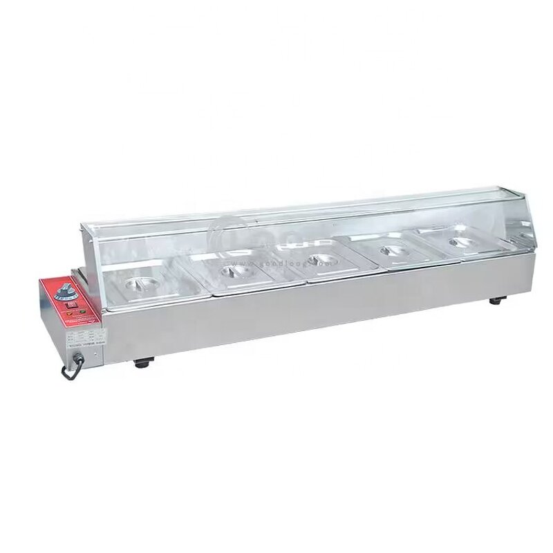 Bain Marie - Hotel Restaurant Electric Countertop Commercial Stainless Steel Food Warmer