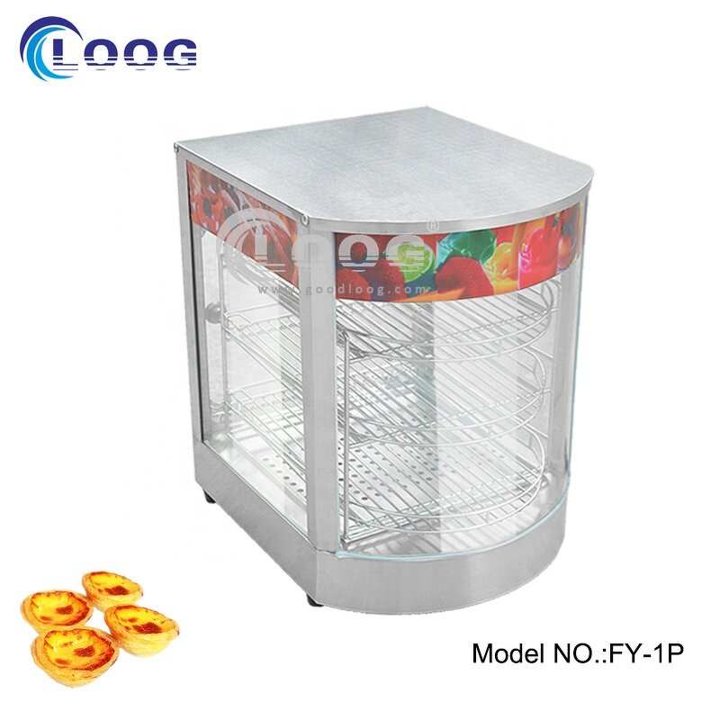 Food Warmer Showcase - Electric Stainless Steel Commercial Heater Display Warmer