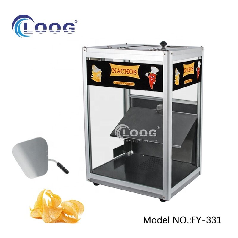 French Fries Warmer - Factory Price Food Display Commercial Nacho Chips Machine