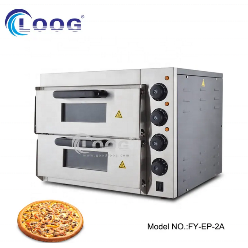 Countertop Pizza Oven - Electric Double for Restaurant Commercial Outdoor Household RV