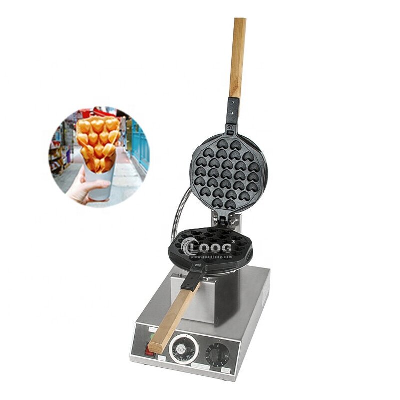 Bubble Waffle Maker - Multi-Function Non-Stick Commercial Electric for Cars