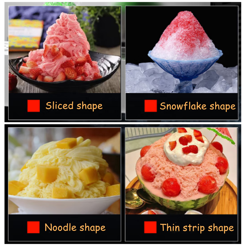 Snow Ice Machine - Snack Equipment Fast Electric Commercial Korean Snowflake Bingsu