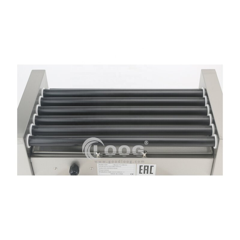 Hot Dog Roller Machine - Commercial Kitchen Equipment Electric Grill Stainless Steel