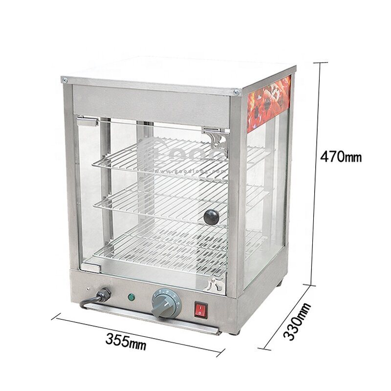 Food Display Warmer - Hot Selling Electric Warming Showcase Heater for Sale