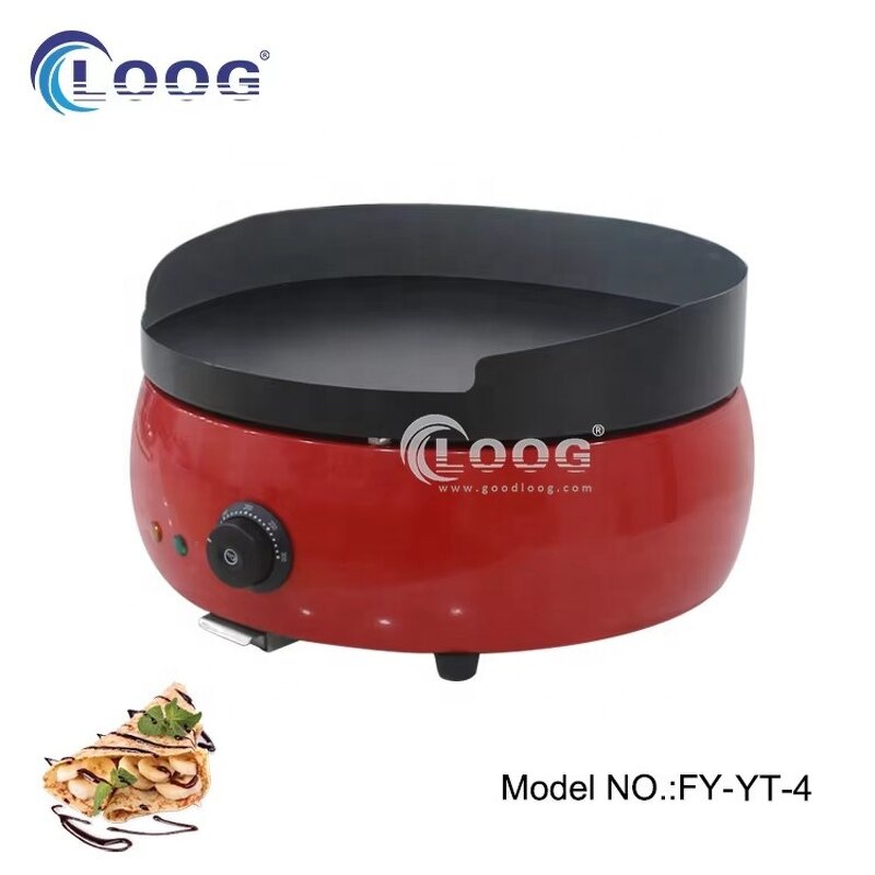 BBQ Grill Machine - Hot Selling Kitchen Equipment Stainless Steel Round Flat Griddle