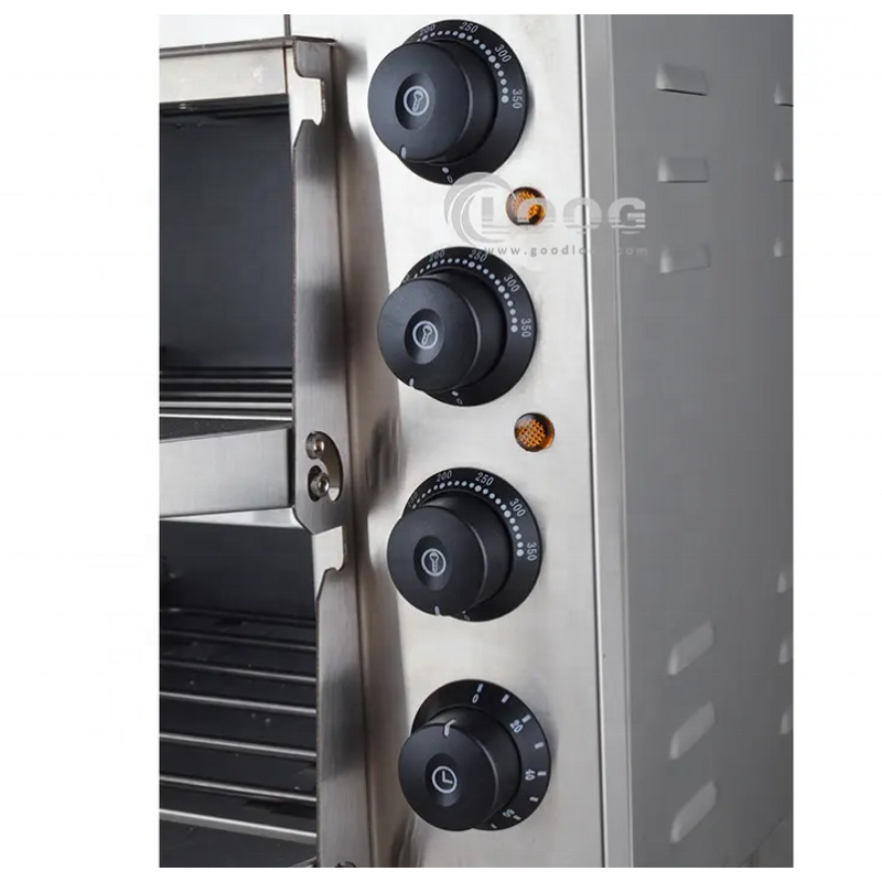 Countertop Pizza Oven - Electric Double for Restaurant Commercial Outdoor Household RV