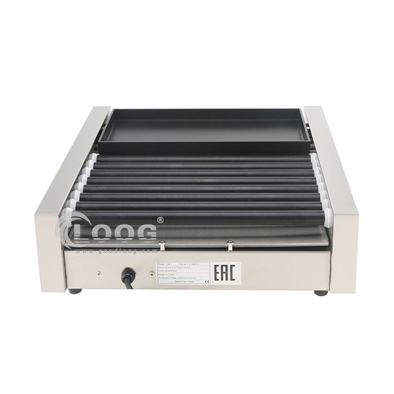 Sausage Roller Heater - Professional Non Stick Commercial Roller Grill with Warmer
