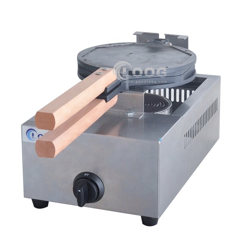 Bubble Waffle Maker - Stainless Steel Hand-Held Gas Egg Puff Customizable Logo