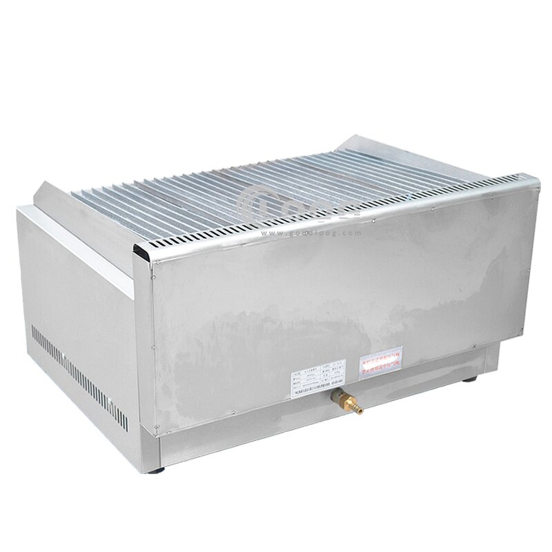 Gas BBQ Grill - High Quality Kitchen Equipment Commercial Lava Rock Counter Top