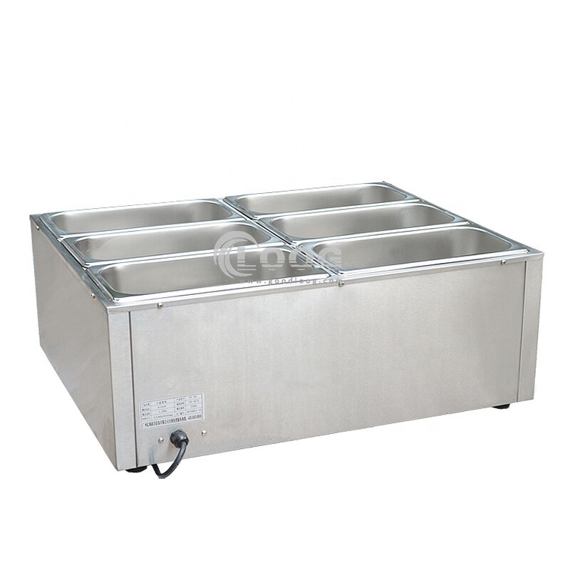 Bain Marie - High Quality Factory Price Kitchen Equipment 6 Pot Electric Food Warmer