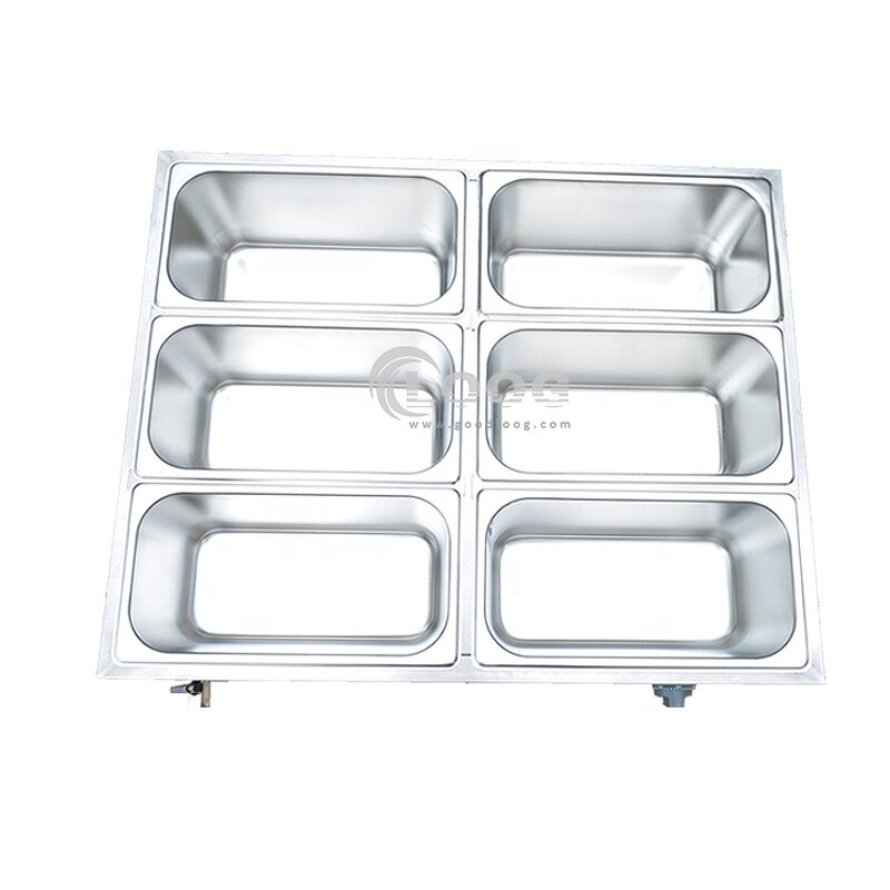 Bain Marie - High Quality Factory Price Kitchen Equipment 6 Pot Electric Food Warmer