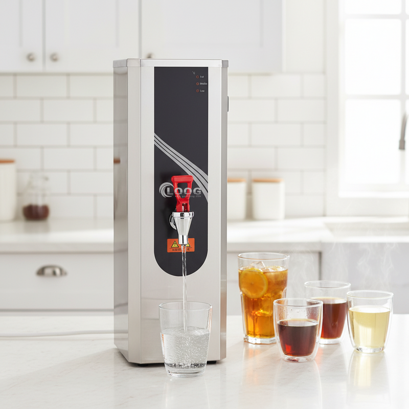 Water Boiler - Commercial Milk Tea Shop 40L/H Beverage Stepwise Heater Tabletop