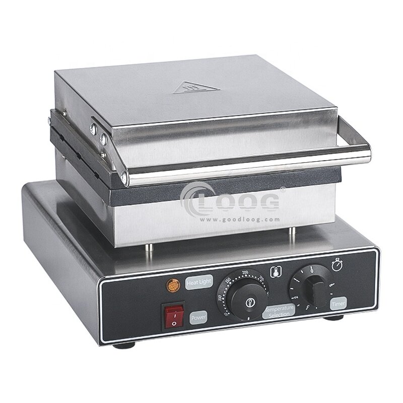 Square Waffle Machine - Professional 220V Commercial Belgian Multi-Function