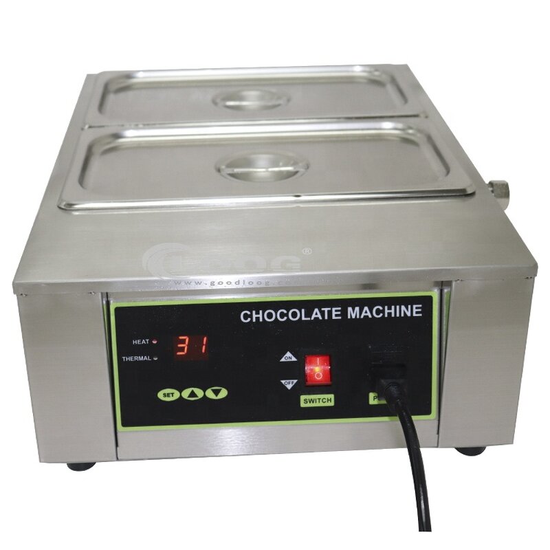 Chocolate Melter - Hot Selling Electric Commercial Double Pots Digital Melting
