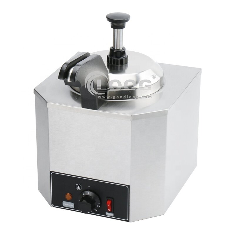 Chocolate Sauce Melter - Stainless Steel Electric Cheese Warmer Dispenser
