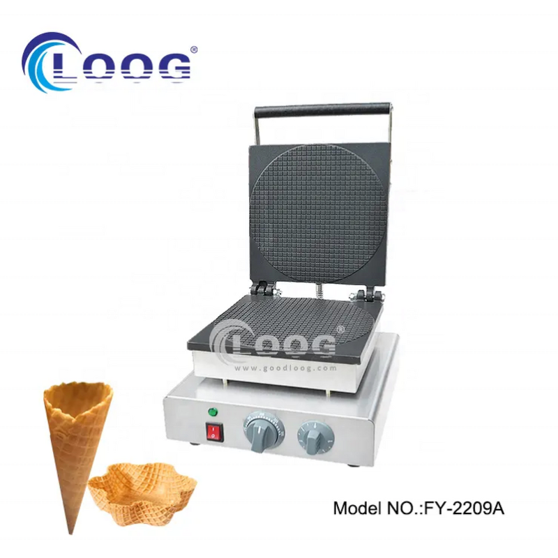 Waffle Cone Maker - Hot Sale High Efficiency Square Commercial Electric Ice Cream