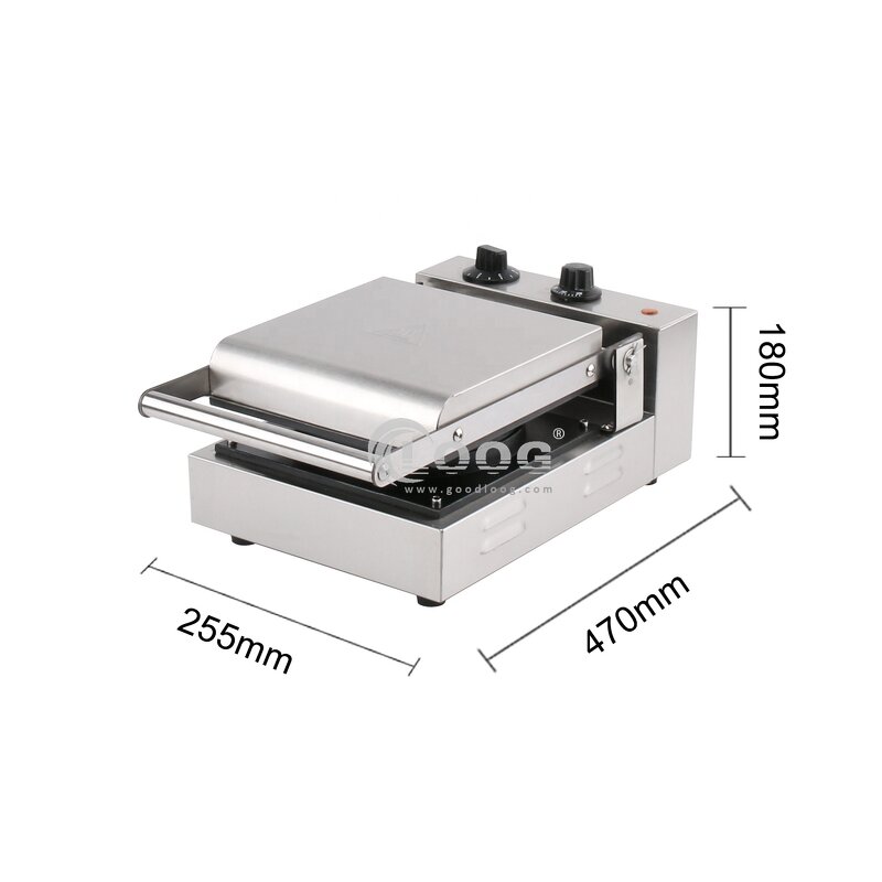 Mini Waffle Maker - Belgian Style Commercial Electric with Stainless Steel Coating