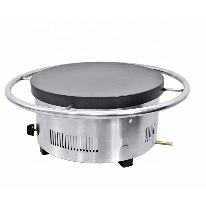 Crepe Maker - Stainless Steel Gas Type LPG Rotating Machine for Sale