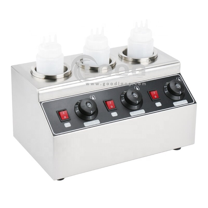 Sauce Warmer Dispenser - Professional Commercial Electric Cheese Chocolate Squeeze