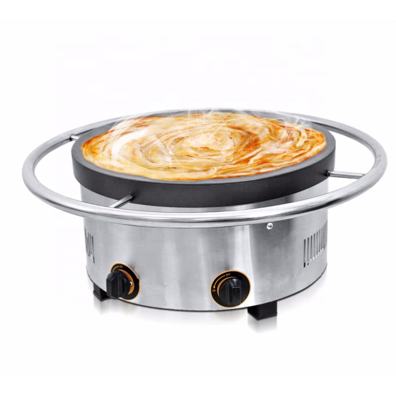 Crepe Maker - Stainless Steel Gas Type LPG Rotating Machine for Sale
