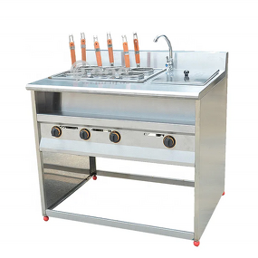 Gas Pasta Cooker - High Quality Kitchen Equipment 6 Grids Countertop Standing for Sale