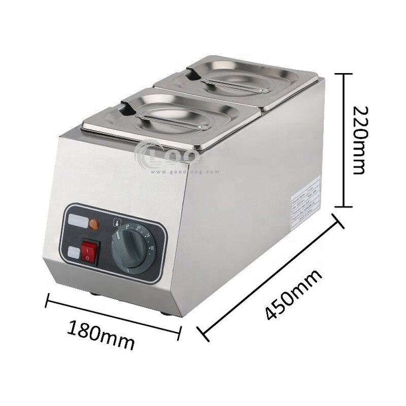 Chocolate Warmer Melter - High Quality Equipment Double Pot Mini Melting Machine