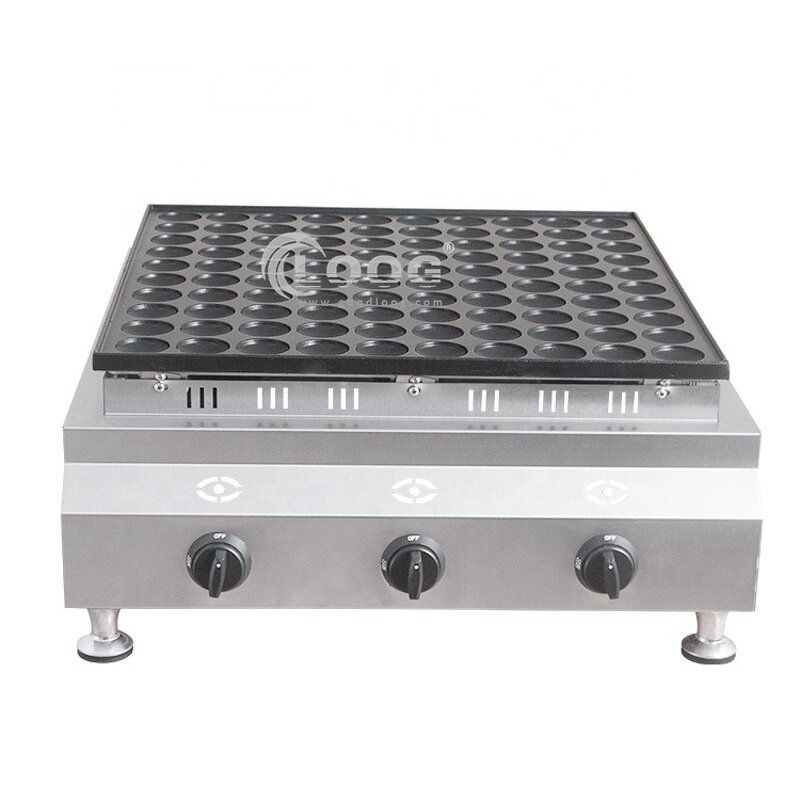 Dutch Mini Pancake Maker - Commercial Kitchen Equipment Gas Poffertjes Making Machine