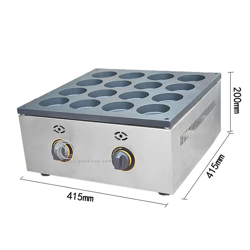 Hamburger Bread Oven - Popular Catering Kitchen Equipment Gas 16 Holes Grill