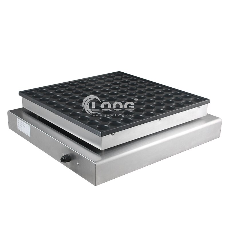 Poffertjes Maker Machine - Electric 100 Holes Commercial Mini Pancakes for Sale