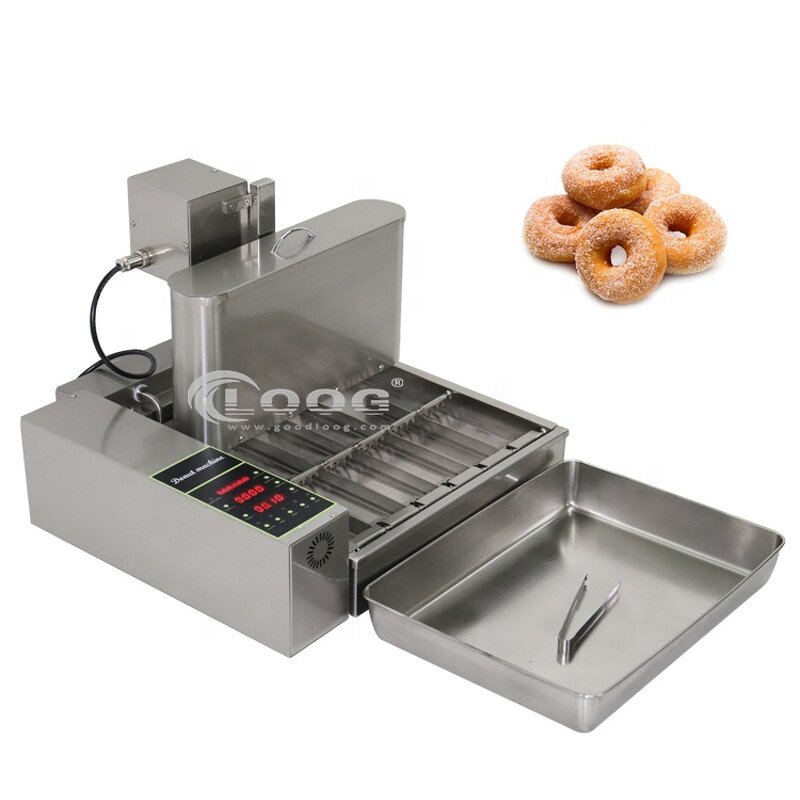 Donut Maker - Snack Food High Quality 6 Rows Automatic Mini Doughnut Making