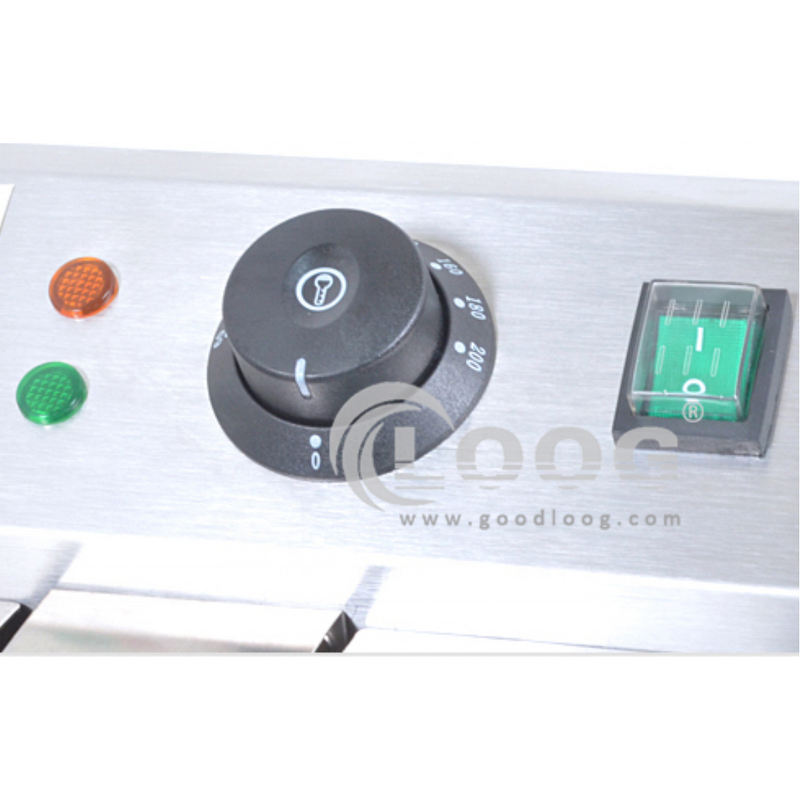 French Fries Fryer - Commercial Restaurant Electric Stainless Steel 220V High Productivity