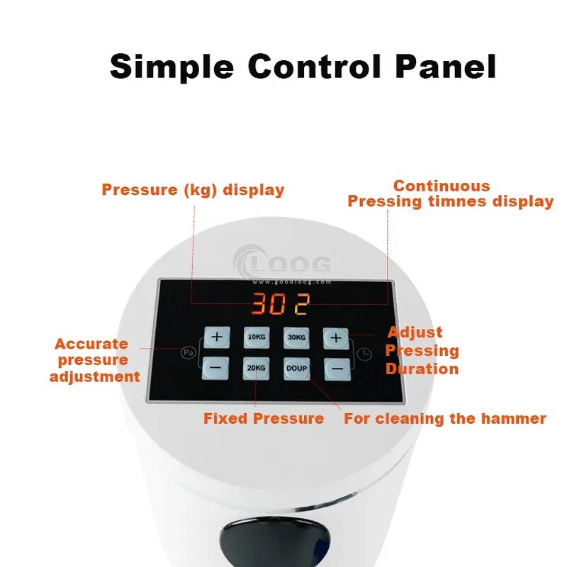 Coffee Tamper Machine - Commercial Cafe Tools Electric 58mm Stainless Steel Automatic